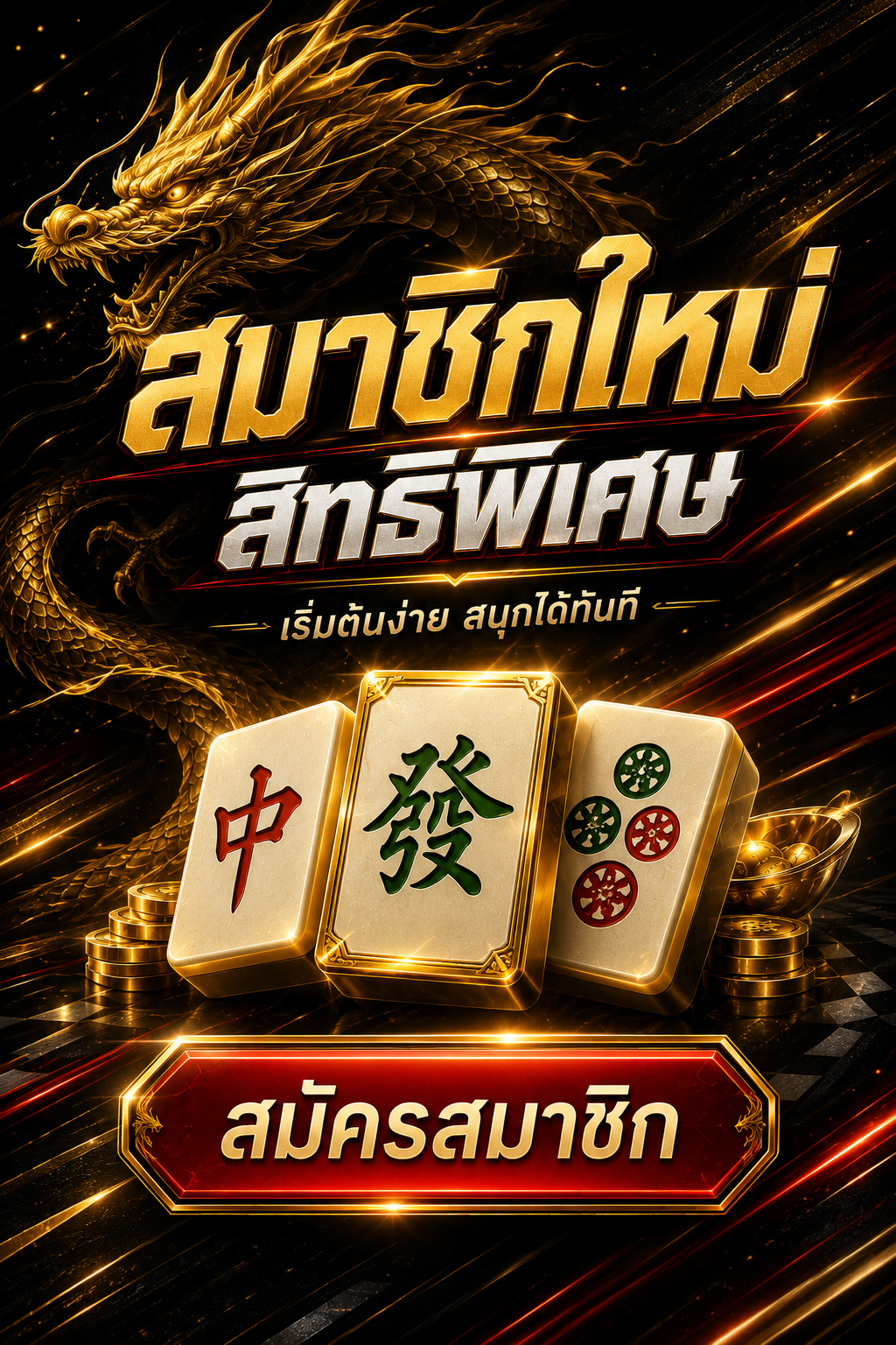 สมาชิกใหม่ สิทธิพิเศษ สมัครสมาชิก